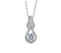 Moissanite Teardrop Necklace