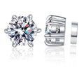 Moissanite Magnetic Stud Earrings