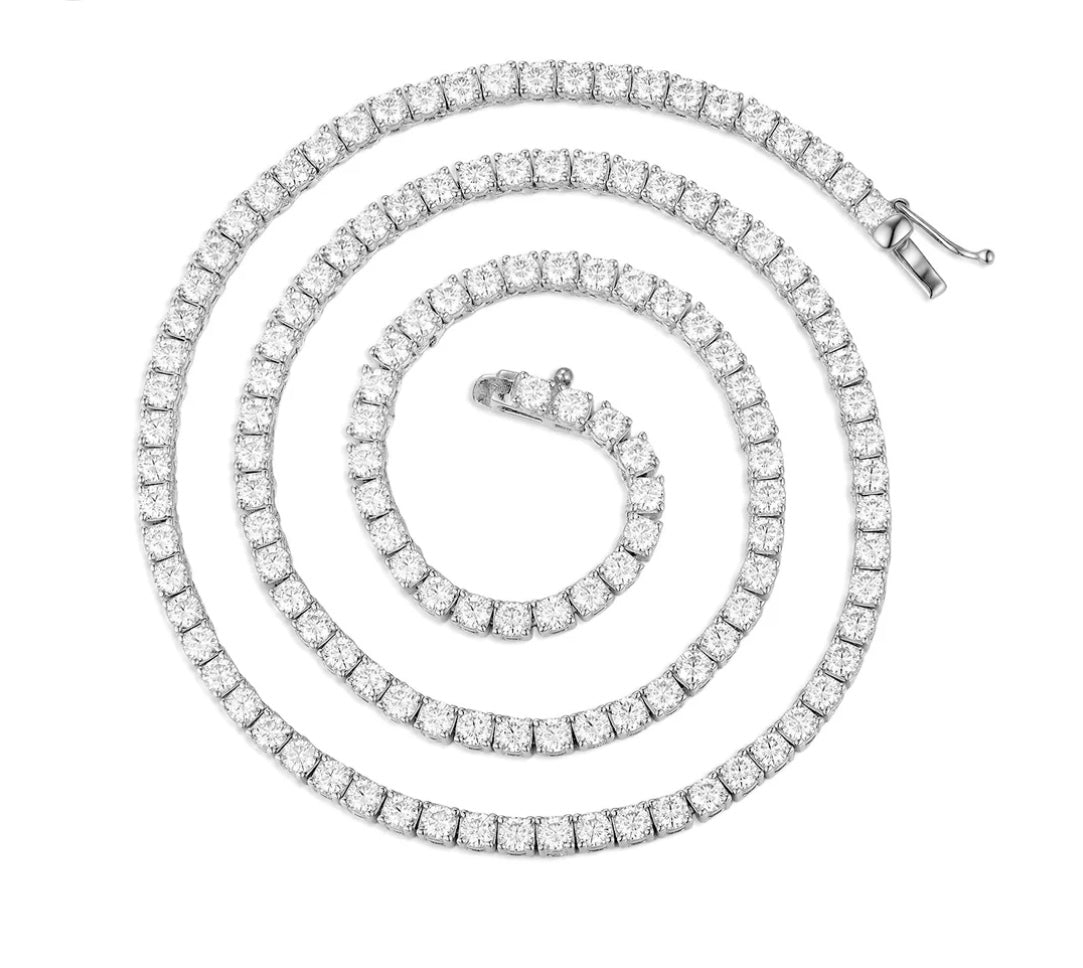 Moissanite Tennis Chain