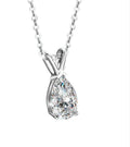 Moissanite Pear Cut Necklace