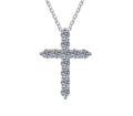 Moissanite Cross Necklace